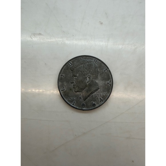 Other - Vintage 1964 Kennedy Half Dollar Oversized 3 Inch Novelty Replica Coin Token